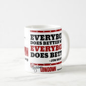 Hightower Tatsachen: Jeder verbessert (Tasse) Kaffeetasse (VorderseiteRechts)