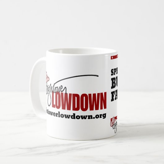 Hightower Tatsachen: Sprechen Sie die Wahrheit Kaffeetasse (Vorderseite Links)