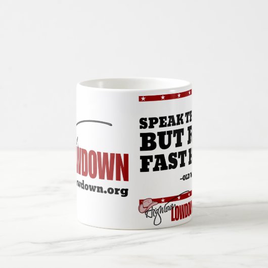 Hightower Tatsachen: Sprechen Sie die Wahrheit Kaffeetasse (Mittel)