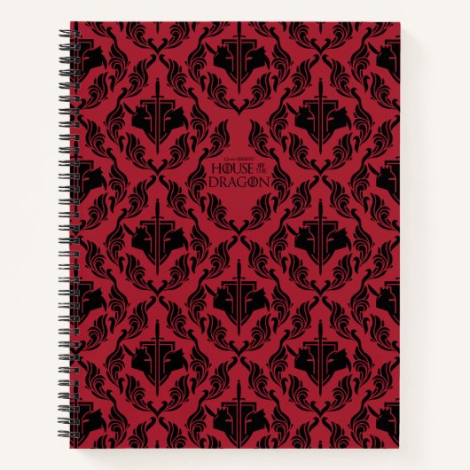 Hightower Vs Targaryen Helmet Muster Notizblock (Vorderseite)