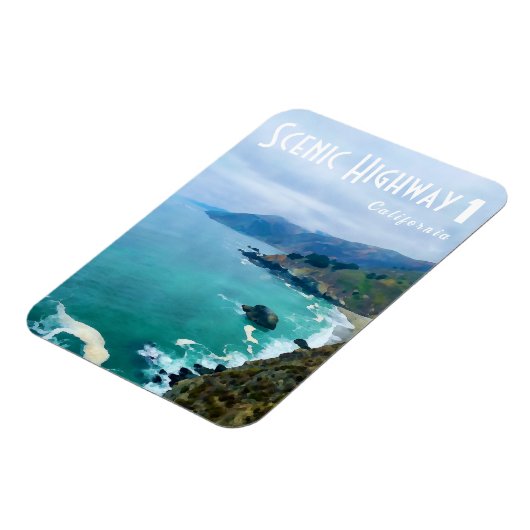 Highway 1 magnet (Linke Seite)