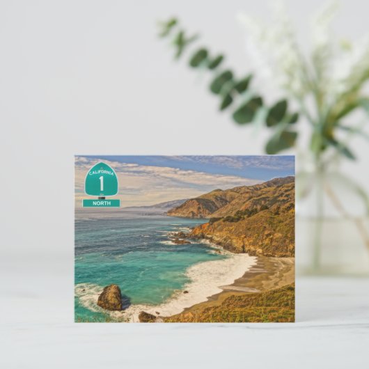 Highway 1 postkarte (Stehend Vorderseite)