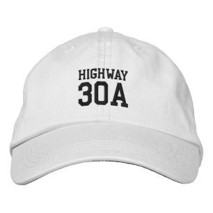 Highway 30A bestickter Baseballhut Bestickte Baseballkappe
