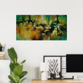 "Highway" abstraktes Design-Plakat Poster (Heimbüro)