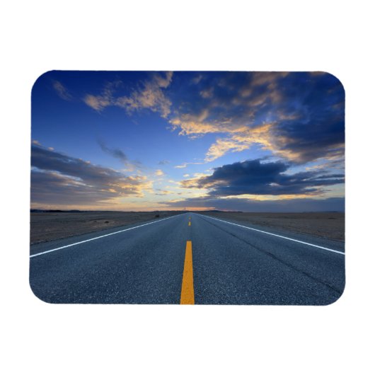 Highway at Sunrise Day Magnet (Horizontal)