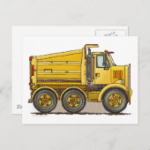 Highway Dump Truck Post Card Postkarte (Vorne/Hinten)