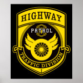 Highway Patrol Poster (Vorne)