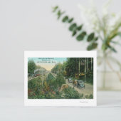 Highway Scene nähe American Lake Postkarte (Stehend Vorderseite)