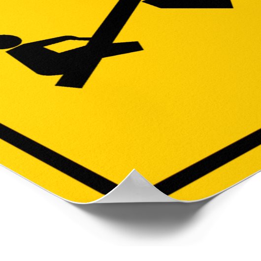 Highway-Schild Poster (Ecke)