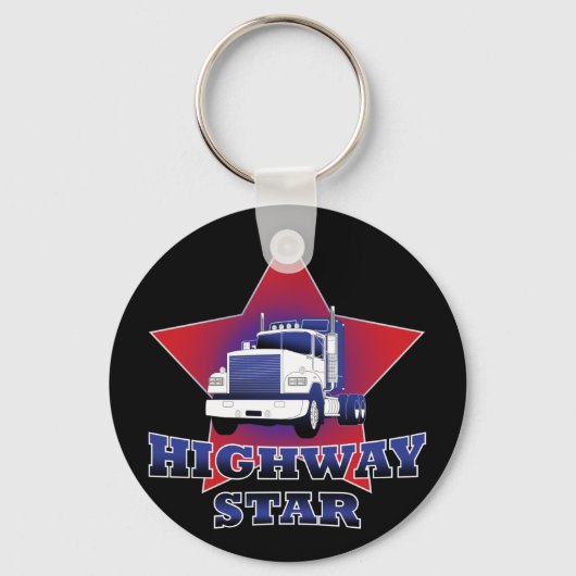 Highway Star Trucker Schlüsselanhänger (Vorderseite)