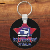 Highway Star Trucker Schlüsselanhänger (Vorderseite)
