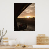Highway Sunrise Poster (Küche)