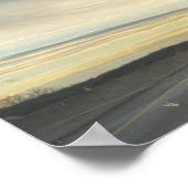 Highway Sunset Poster (Ecke)