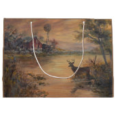 Highway-Teich  Große Geschenktüte (Rückseite)
