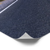 Highway Through Death Valley, Kalifornien Poster (Ecke)