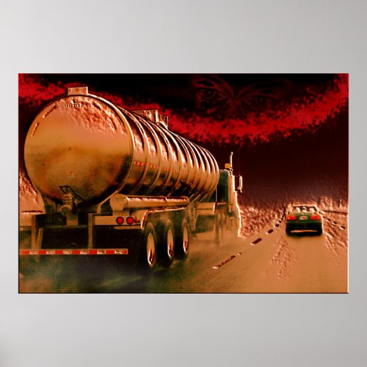 Highway To Hell Fine Art Print Poster (Vorne)