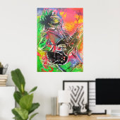 Highway to hell - the feel of music by RobSky Poster (Heimbüro)