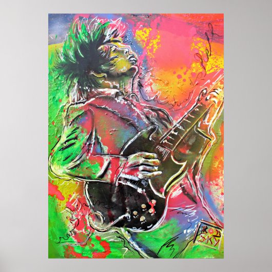 Highway to hell - the feel of music by RobSky Poster (Vorne)