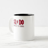 Highway to Shell Zweifarbige Tasse (Vorderseite Links)