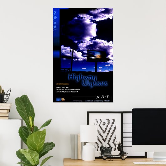 Highway Ulysses Poster (Heimbüro)