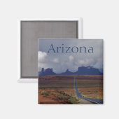 Highway zum Monument Valley Arizona Magnet (Vorderseite/Rückseite)