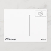 Hignard Frere Tunis Retro Label Postcato Postkarte (Rückseite)