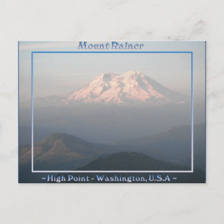 HIGPOINT Mount Rainier Washington Postkarte