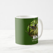 Hihi-Vogel - vom Aussterben bedrohte Nz-Stechbird- Kaffeetasse (VorderseiteRechts)