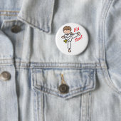 Hii Yaa Karate Button (Beispiel)