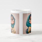 Hijab Girl Jumbo Tasse (Vorderseite)