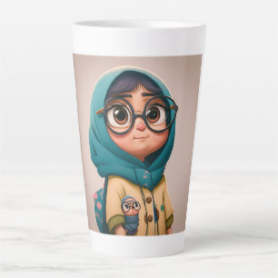Hijab Girl Latte Tasse