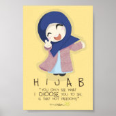 Hijab ist Freiheit Poster (Vorne)