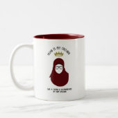 Hijab ist meine Krone - GLÄSER Zweifarbige Tasse (Links)