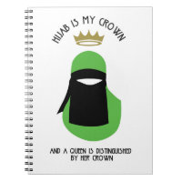 Hijab ist meine Krone - GRÜNES GESICHTSLOSES NIQAB