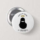 Hijab ist meine Krone - NIQAB Button (Vorne & Hinten)