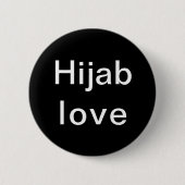 Hijab-Liebe Button (Vorderseite)