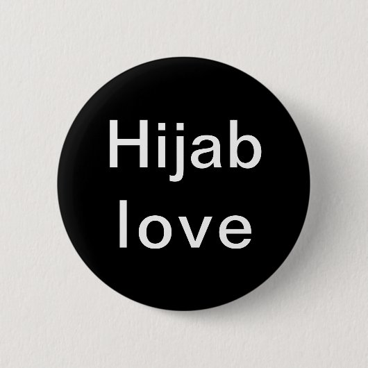 Hijab-Liebe Button (Vorderseite)
