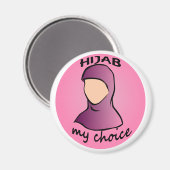 Hijab mein Lieblingsmagnet Magnet (Vorderseite/Rückseite)