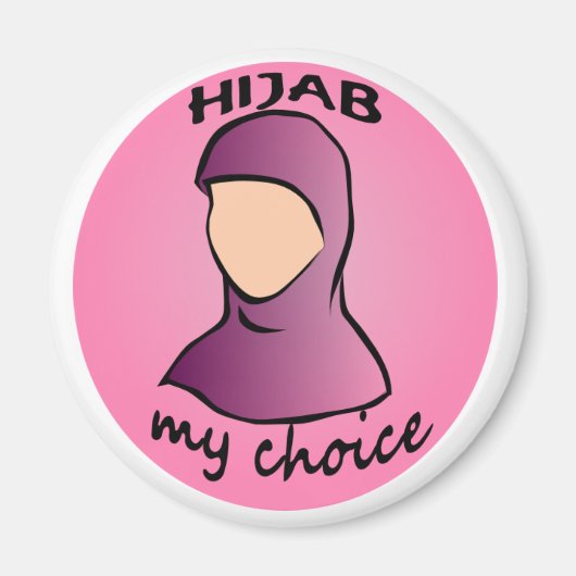 Hijab mein Lieblingsmagnet Magnet (Vorne)