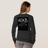 Hijab - my head belongs to me T-Shirt (Schwarz voll)