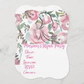 Hijab-Party Einladung (Vorne/Hinten)