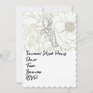 Hijab-Party Einladung