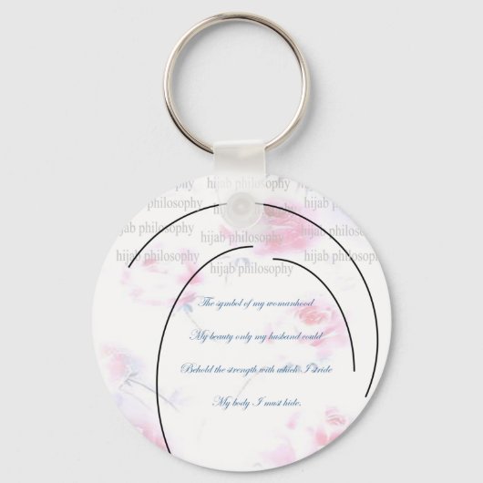Hijab Philosophy Schlüsselanhänger (Vorderseite)
