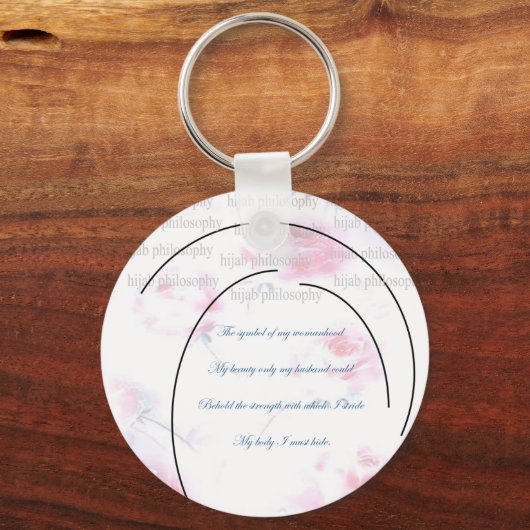 Hijab Philosophy Schlüsselanhänger (Vorderseite)
