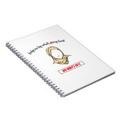 Hijab Pride Don't Judge Spiral Foto Notebook Notizblock (Rechte Seite)