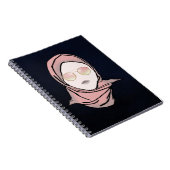 Hijab Pride | Hijabi-Illustration Notizblock (Rechte Seite)
