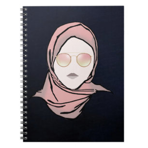 Hijab Pride Hijabi-Illustration Notizblock