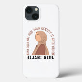 Hijab versteckt Ihre Identität nicht - Hijabi Frau Case-Mate iPhone Hülle (Rückseite)