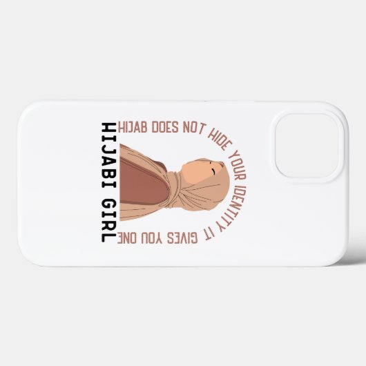 Hijab versteckt Ihre Identität nicht - Hijabi Frau Case-Mate iPhone Hülle (Rückseite (Horizontal))