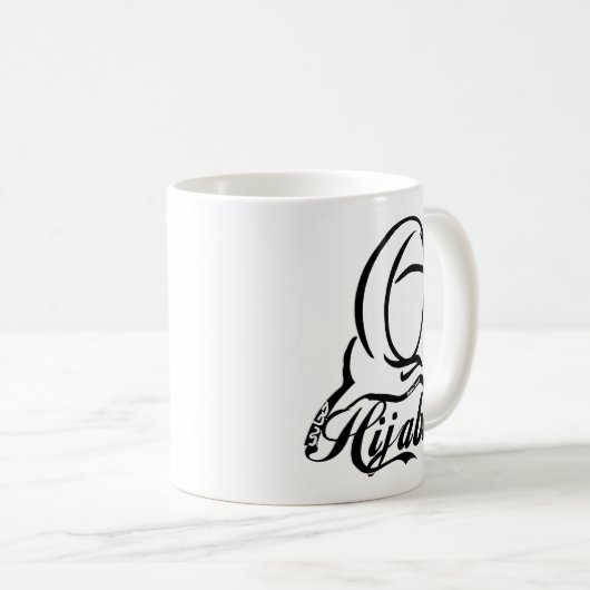 Hijabi Kaffeetasse (VorderseiteRechts)